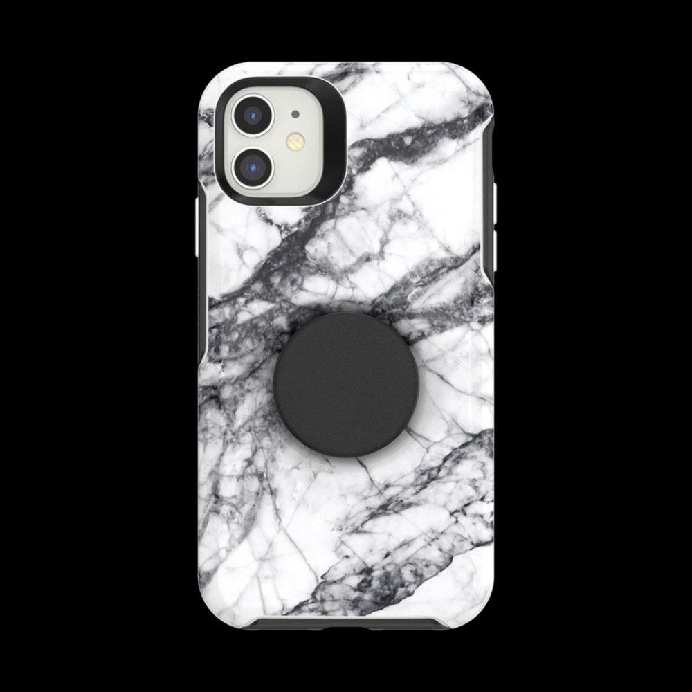 Otter + Pop White Marble Symmetry Series Case
